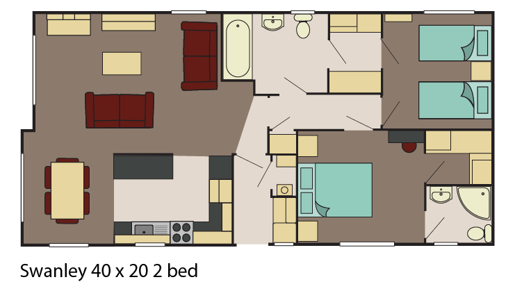 Swanley 40x20 2 bed layout